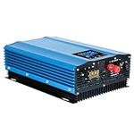 Jadeshay Grid Tie Inverter 1000W MPPT Micro Inverter Solar Inverter for Solar PV Panels Adjustable Battery Discharge 24V to AC220V