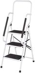 Step Ladder with Handles by LivingSURE, 3-Tier