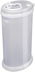 (Gray Pail) - Ubbi Steel Odour Locking, No Special Bag Required Money Saving, Awards-Winning, Modern Design Registry Must-Have Nappy Pail, Grey