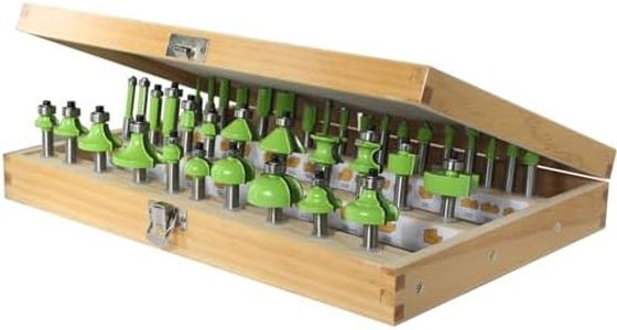 AKYLIN Fräser Set 40-tlg,Fräser Set 8mm Schaft,Fräser für Oberfräse,Holzfräser Wolframkarbid Hartmetall Fräser für die Holzbearbeitung