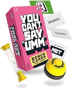 You Can't Say UMM: A Party Game for Family and Adults, Fast-Paced Family Word Game, Must Have for Game Night, Bonus Content Included