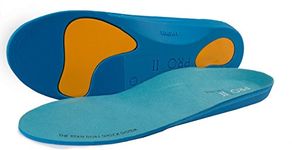 PRO 11 WELLBEING Dual Shock Orthotic Sports Insole Balance Correction and Rigid Support Base for Over Pronation and Plantar Fasciitis (11/13 UK XL)