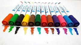 Ezmark - 12 Colour Whiteboard Fine Point Marker or Dry Erase Marker or Temporary Marker