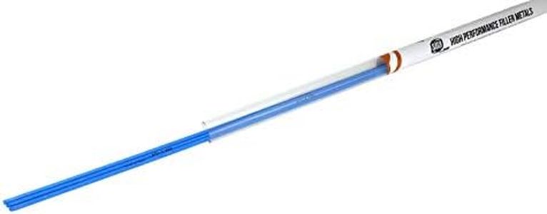 Silver Brazing Solder Rod - Flux Coated - 45% Ag - AWS BAg-5 - Size: 1/16" x 18" - (3 Sticks)
