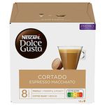 Nescaf? Dolce Gusto Cortado Espresso Macchiato (Pack of 3, Total 48 Capsules)