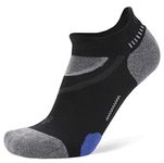 Balega Ultraglide Cushioning Performance No Show Athletic Running Socks for Men and Women (1 Pair), Black, Medium