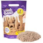 Kinetic Sand 907 g Brown in Bag - Original Kinetic Sand from Sweden for Creative Indoor Sand Play, Meets All Legal Requirements, Promotes Fine Motor Skills, for Children Aged 3 and Up