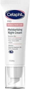 Cetaphil Pro Redness Prone Skin Moisturising Night Cream 50mL, for Rosacea-Prone Skin, Helps Calm Redness & Hydrate Overnight, with Allantoin, Licorice Extract & Caffeine, Dermatologist Tested