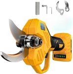 Cerycose Cordless Electric Pruning Shears Compatible with Dewalt 20V, 0.8-2" Cutting Diameter Portable Brushless Pruner with LCD Display and SK7 Steel Blades, for Tree Trimmer, Garden Tools