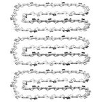 Loggers Art Gens R55 16 Inch Chainsaw Chain .043" Gauge 3/8" LP Pitch 55 Drive Links, Semi Chisel 16 Inch Chain saw Chain fits for Stihl MS170 MS180 MS171, for Oregon 90PX055G Saw & More (3 Pack)