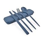 Reusable Utensils Set with Case, Tr