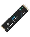 Acer Predator GM7 2TB SSD, M.2 2280 PCIe Gen 4 x4 NVMe 2.0, Read Speed Up to 7200 MB/s, Internal PC Solid State Drive for Laptop, Desktop and PS5 - BL.9BWWR.119