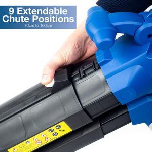 Hyundai 3000W Leaf Blower – Powerful Electric Garden Tool, Blue