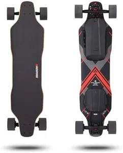 Backfire G5 Electric Skateboard with OLED R5s Remote, Top Speed: 28.5mph, up to 25 Miles Range