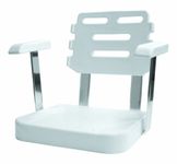 Wise Ladder Back Helm Chair Seat Shell, White