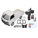 Dilwe D12 1/10 RC Car Simulation Drift Truck 260 Motor RC Car Toy Gift for Children Kid (White)