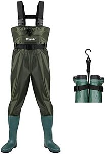 Magreel Chest Fishing Waders Hunting Bootfoot with Wading Belt， Size 12