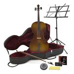 Student Full Size Cello with Case, Antique + Beginner Pack