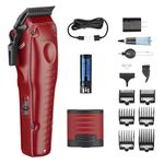 BaBylissPRO FXONE LO-PROFX High Performance Hair Clipper, Red