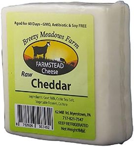 BREEZY MEADOWS FARM RAW CHEDDAR (GOAT MILK ONLY) 8 OZ