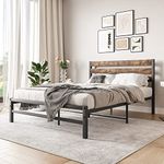 Metal And Wood Bed Frame