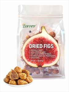 Zorrer Sun-Dried Figs 1LB, Soft & Chewy Dry Figs, Individually Wrapped, Naturally Sweet, No Added Sugar, Unsulphured, Dried Figs, Vegan Snack, Healthy Superfood Snack