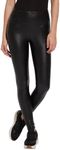 Lysse Women's Hi Waist Vegan Legging, Black, M