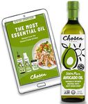 Chosen Foods 100% Pure Avocado Oil, Keto and Paleo Diet Friendly, Kosher Oil for Baking, High-Heat Cooking, Frying, Homemade Sauces, Dressings and Marinades 25.4 fl oz + Digital Recipe Book