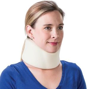 Core Products Foam Cervical Collar Neck Support Brace - Beige, Small- 2" Chin to Sternal Notch