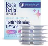 Teeth Whitening U-Wraps - 15% Hydrogen Peroxide & Nano-Hydroxyapatite - Enamel Safe for Sensitive Teeth - Up to 23 Shades Whiter - 5 Treatments