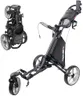 Caddytek CaddyLite One Swivel V8 Golf Push Cart - 3 Wheel Lightweight Folding Trolley with 360° Swivel Front Wheel, Cooler Basket, Umbrella and Drink Holder, Adjustable Handle