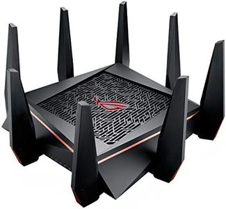 ASUS Gaming Router Tri-Band WiFi (Up to 5334 Mbps) for VR & 4K Streaming, 1.8GHz Quad-Core Processor, Gaming Port, Whole Home Mesh System, & AiProtection Network with 8 x Gigabit LAN Ports(GT-AC5300)