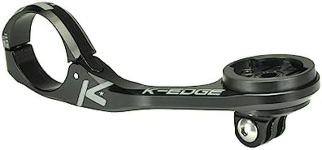 K-Edge | Max XL (31.8mm) Bicycle Computer Combo Mount | for Garmin GPS Devices | Black