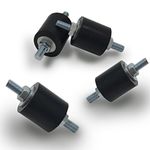 Anti-Vibration Rubber Isolator Mounts with Studs Shock Absorber, M8-1.25