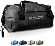 Malo'o Waterproof Dry Bag Duffel 40L/60L/100L, Roll Top Duffel Keeps Gear Dry for Kayaking, Rafting, Boating, Swimming, Camping, Hiking, Beach, Fishing - Internal & External Pockets and Molle Loops