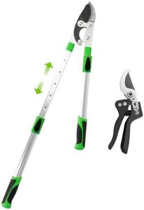 SK5 Anvil Loppers & Pruning Shears Set, 28-38" Heavy Duty, 2" Cut