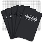 Field Notebook - 3.5"x5.5" - Graph Memo Book - Pack of 5 Graph