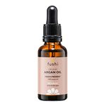 Fushi Organic Virgin Moroccan Argan Oil 30ml Unrefined Pure Natural Cold Pressed High Vitamin E For Frizzy Dry Damaged Hari & For Body and Face