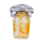 KITCHENDAO Under Cabinet Jar Opener for Weak Hands and Seniors with Arthritis, Easy Lid Opener with 3 Grippers, Bottle Opener Can Opener Under Counter, Gift for Father Mother Grandpa Grandma Wife