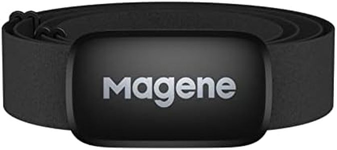 Magene H64 Heart Rate Monitor, Heart Rate Sensor Chest Strap, Protocol ANT+/Bluetooth, Compatible with iOS/Android APPs (New H64)