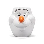 Frozen Mug Olaf Face Shaped Novelty Official Disney White Boxed Sky Blue