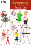 Simplicity Sewing Pattern 5785 Doll Clothes, One Size