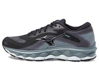 Mizuno Women's Wave Sky 7 Running Shoe, Black-silverstar, 8 Wide