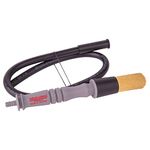 Ohio Brush Works, Parts Washer Flow-Through Brush, Handmade, Neoprene Hose Adapter, Solvent, Heat and Abrasion Resistant, Tool Scrubbing Brush, Easy Grip, Polyester Filament (Brass Bristle)