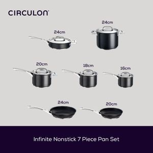 Circulon Infinite 7-Piece Pan Set – Non-Stick Cookware Collection