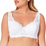 Triumph Women's Amourette Charm Lace Padded Bra, White, 36-DD