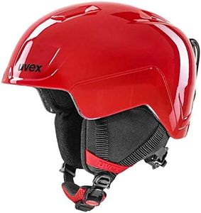 uvex Heyya - Ski Helmet for Kids - Individual Fit - Optimized Ventilation - Candy Red - 51-55 cm