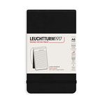 LEUCHTTURM1917 - Pocket Notepad A6-184 Ruled Micro-Perforated Pages, Black