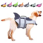 ASENKU Dog Life Jacket Ripstop Pet Floatation Vest Saver Swimsuit Preserver for Water Safety at The Pool Beach Boating