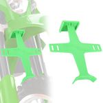 Universal Motorcycle Fork Guard Suspension Support Brace Transportation Tool Tie Down Seal Saver Protection Plastic For Dirt Bike Motocross Accessories Green